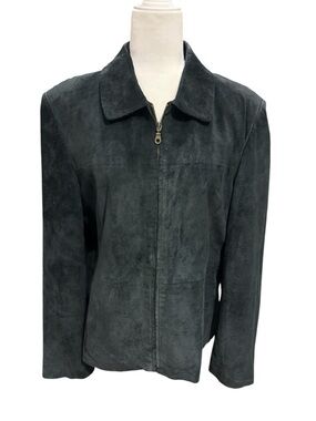 Suede John Paul Richard Zip-Front Jacket